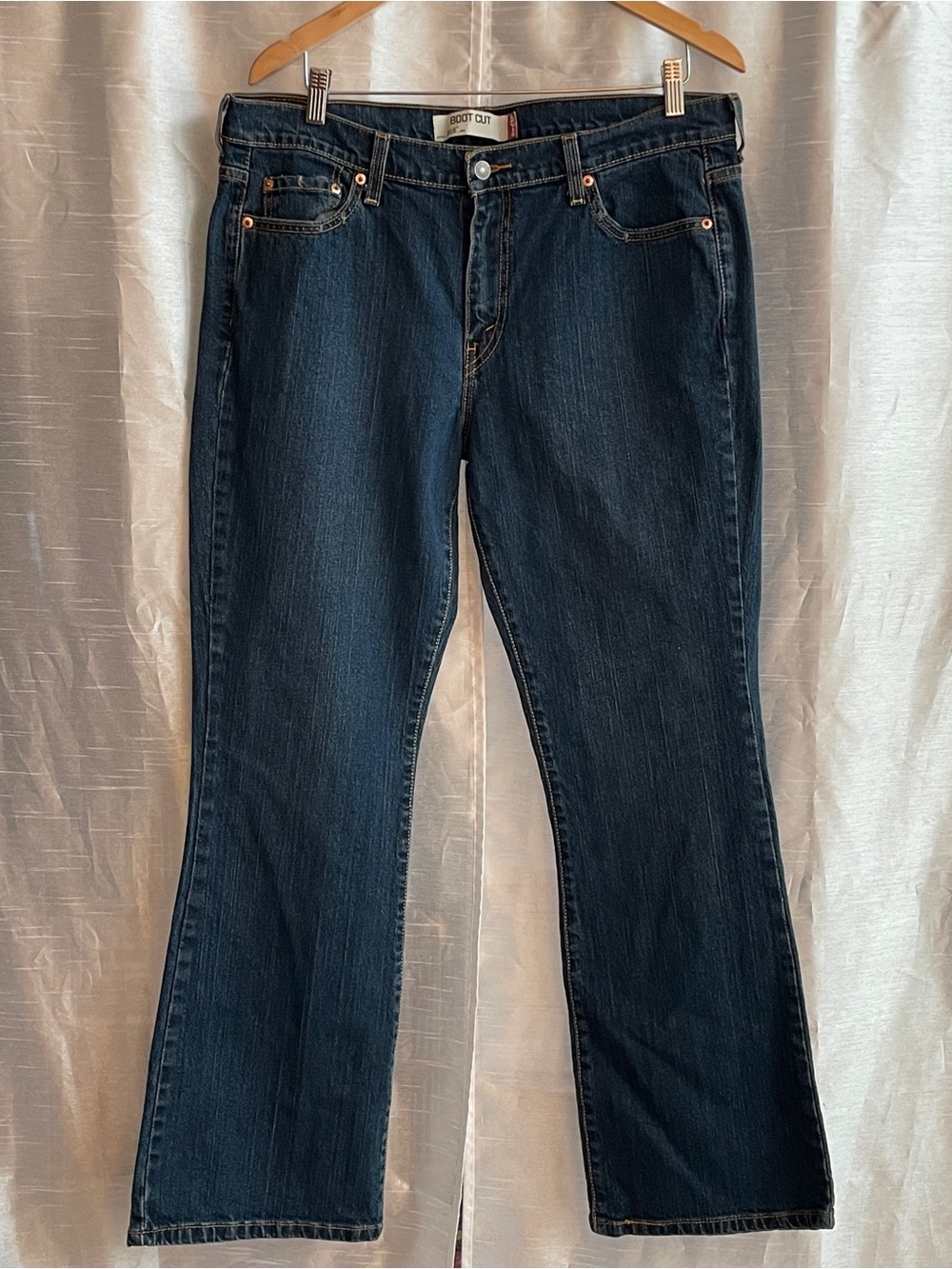 Levi's Women's 515 Jeans Womens 16M Dark Wash Bootcut Mid Rise Denim Western